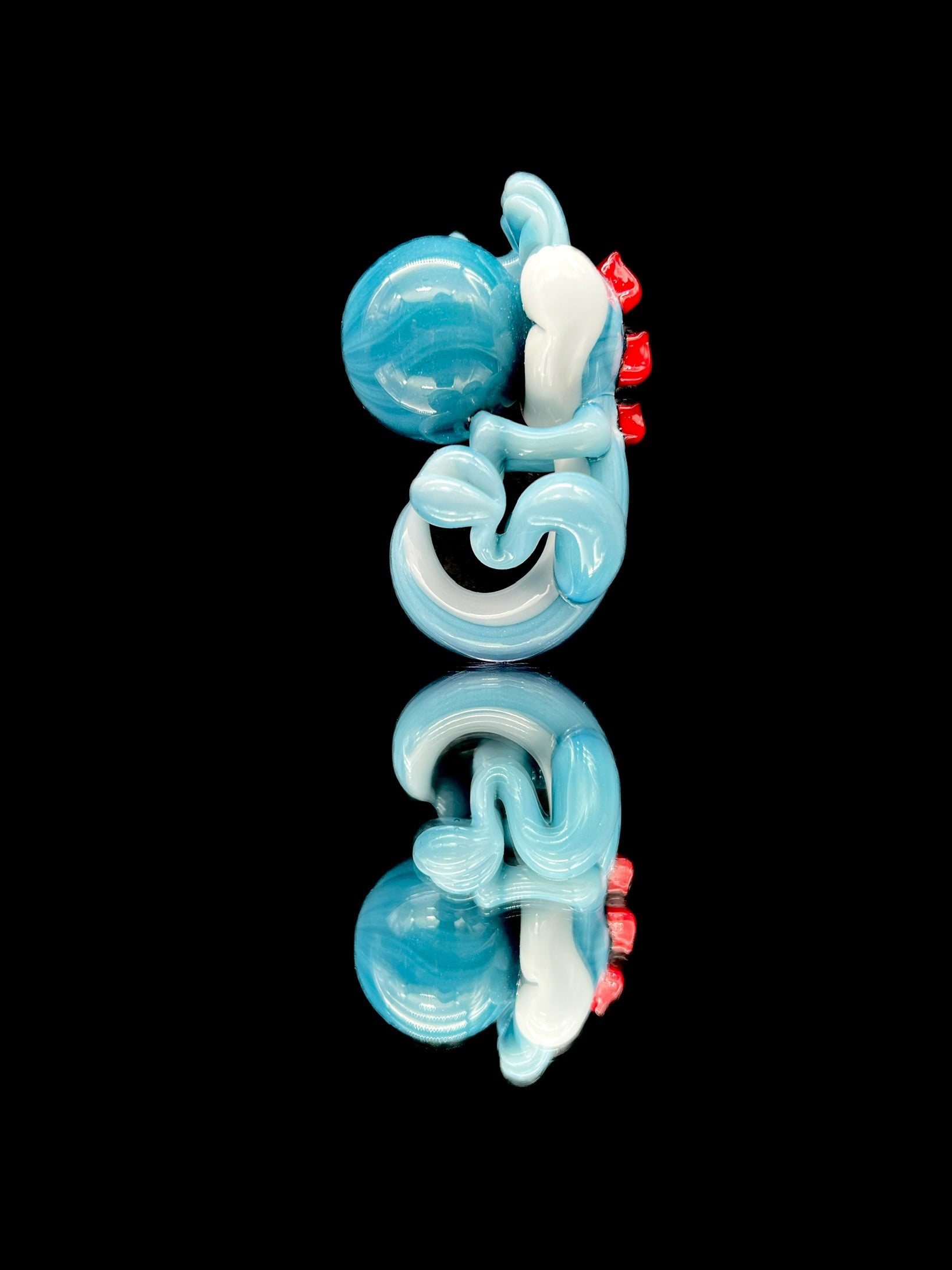 BTGB Large Pendy Space Cadet X Lotus White