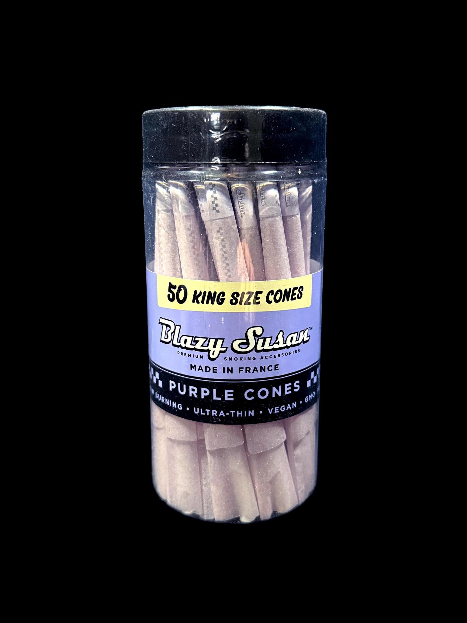 Blazy Susan Cones King Size Purple 50pk