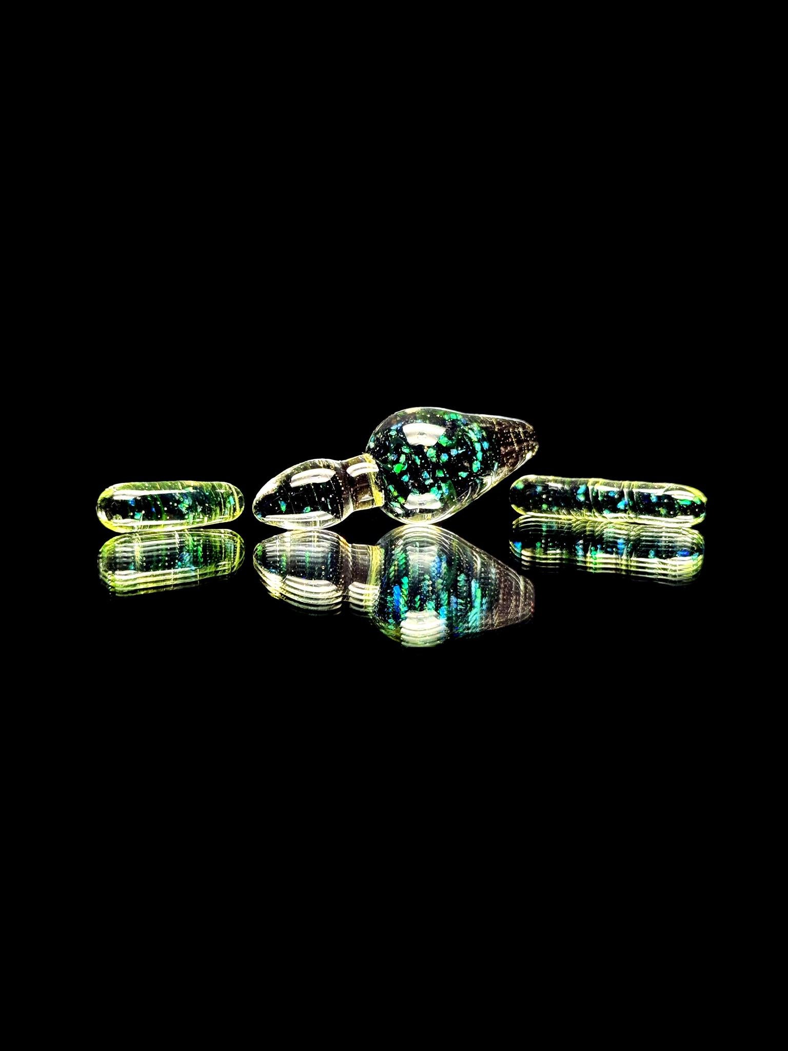 Indo Glass Cropal Black Magic Terp Top Set