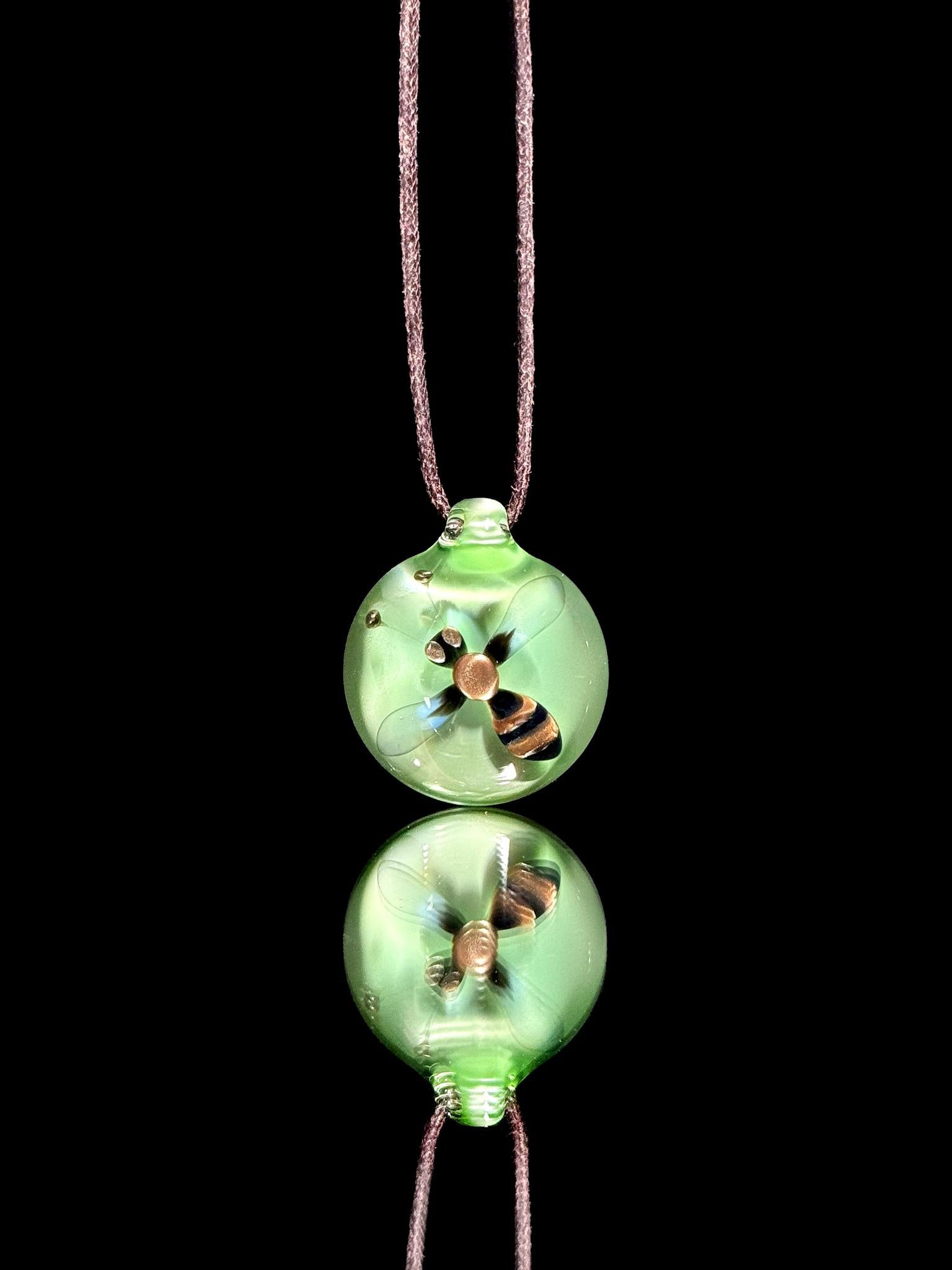 Florin Glass Bee Pendant