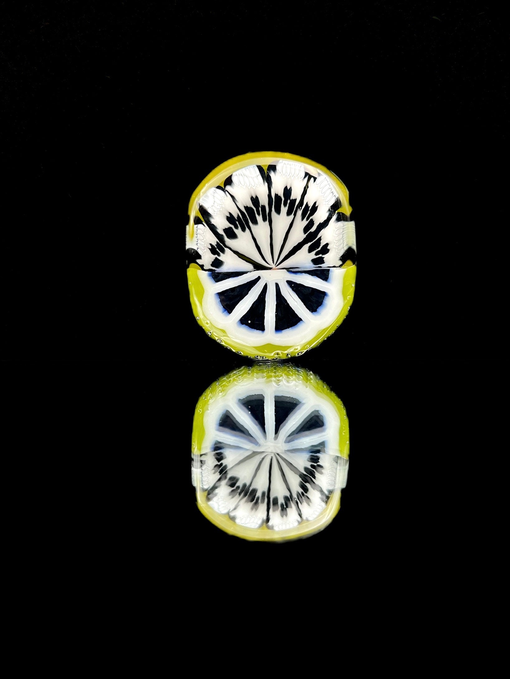 Crunk x Lyons Glass Chip Slice Pendant