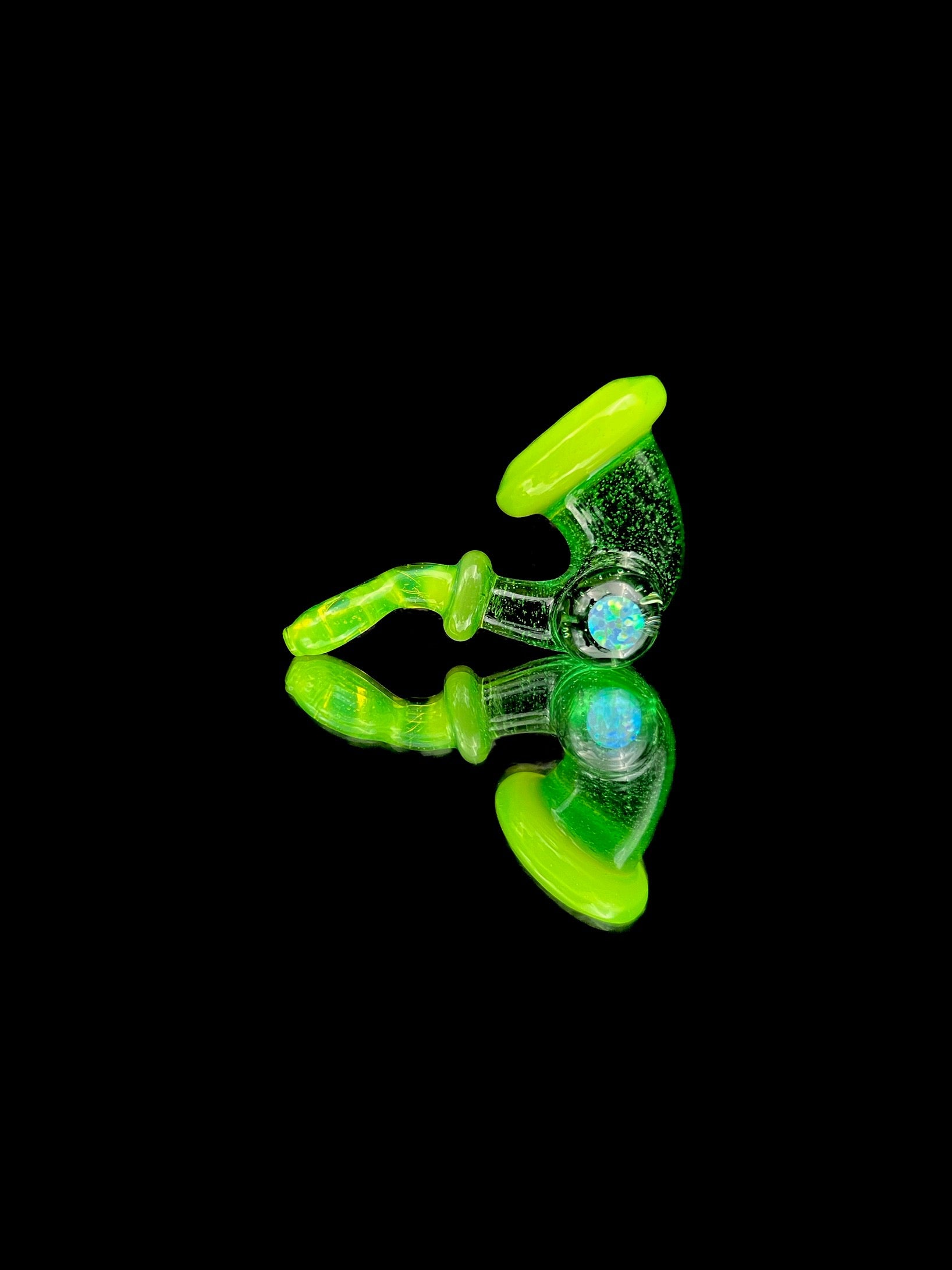 Jmass Sherlock Pendant  Green With Opal