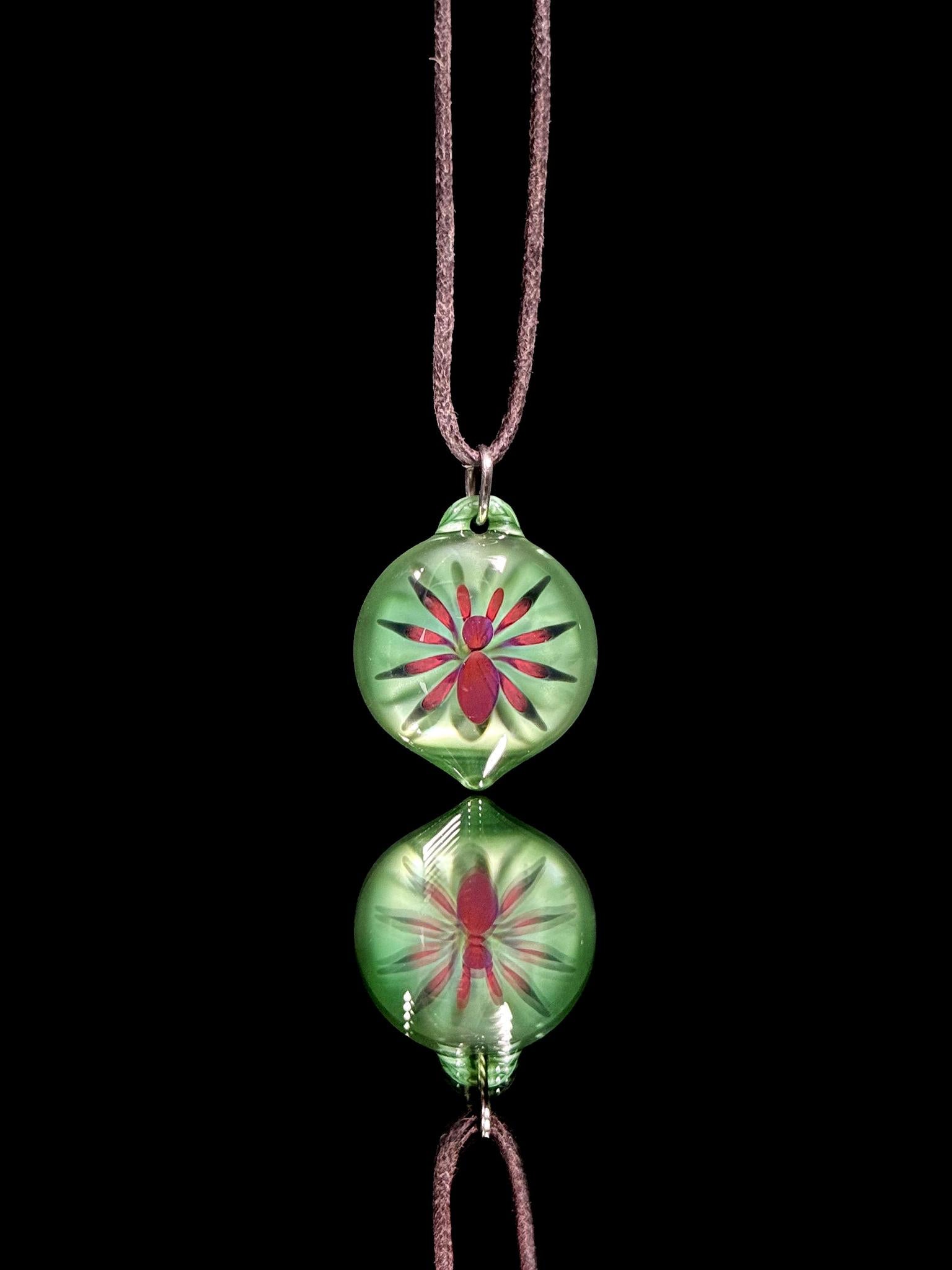 Florin Glass Spider Pendant