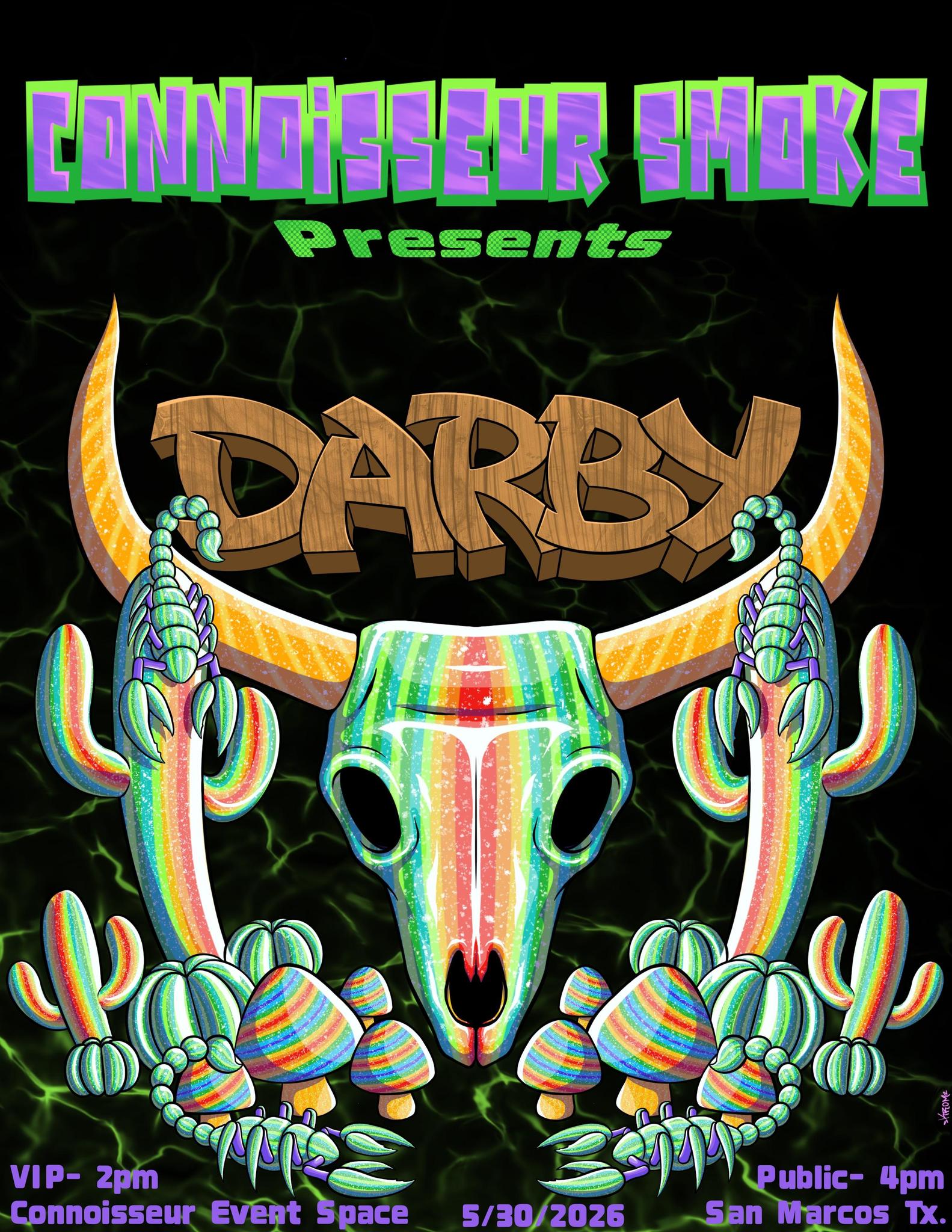 Darby Show Virtual/Online or In Person VIP ticket