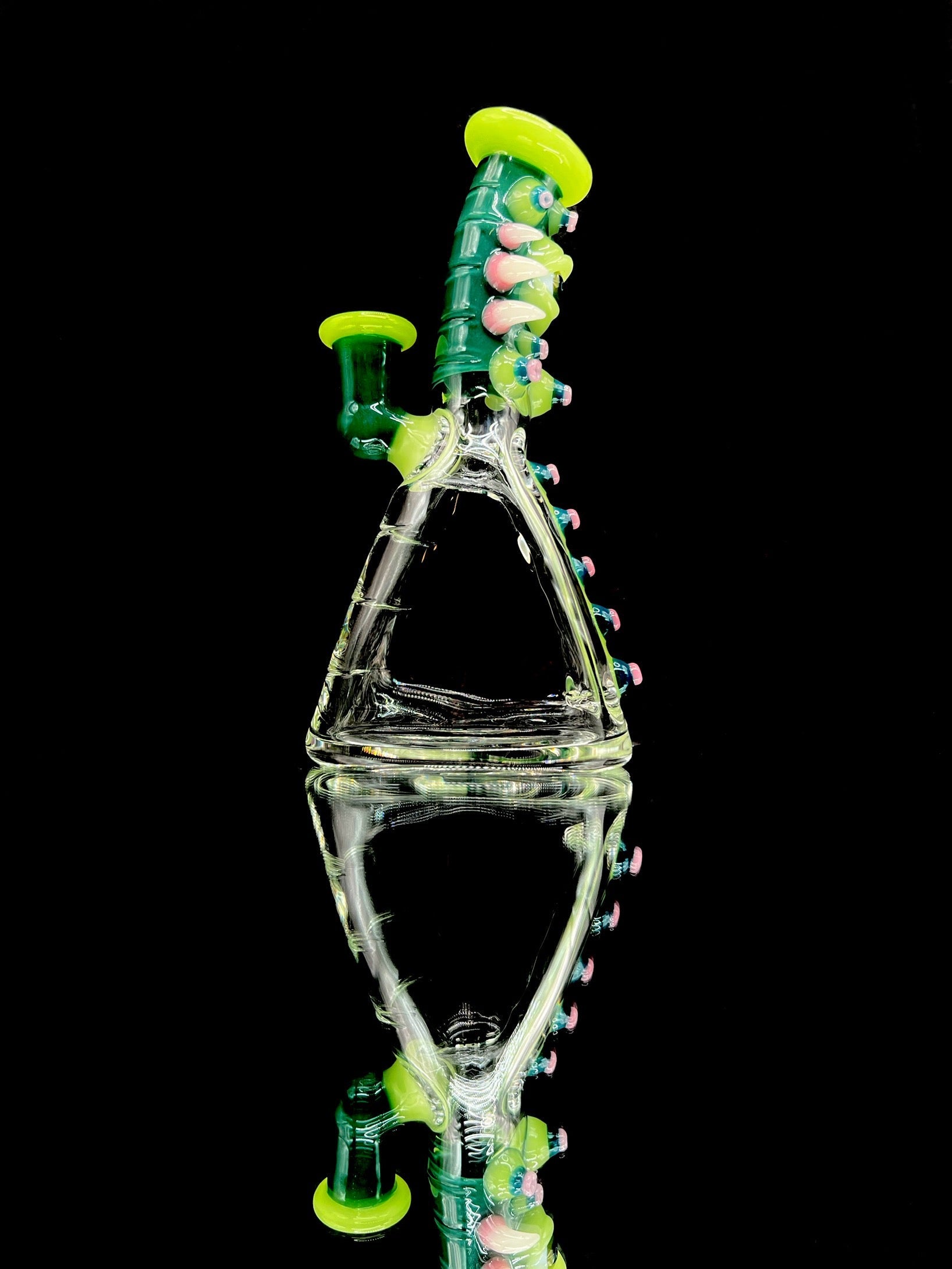 Salt Glass Ripflask #176
