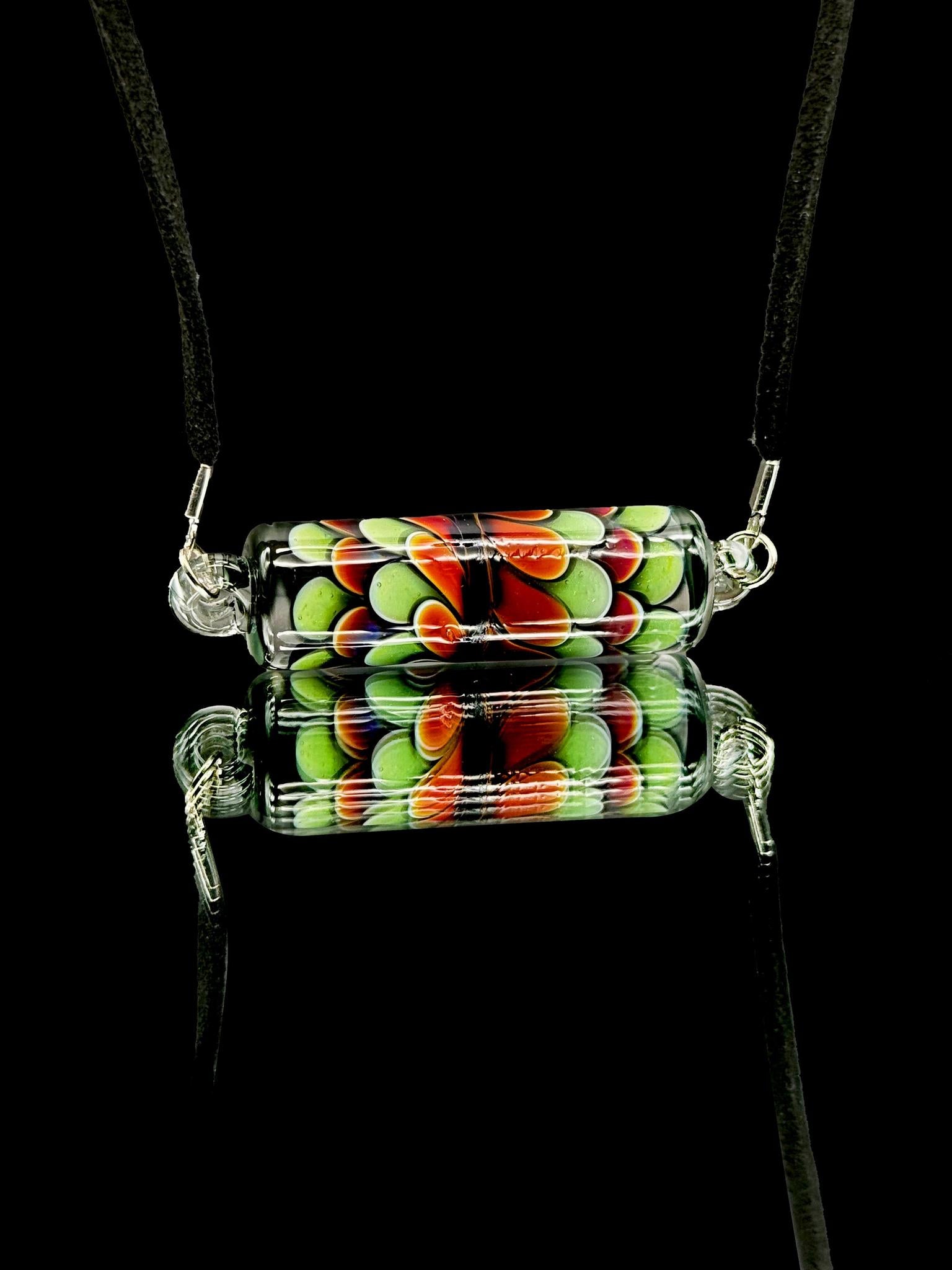 JuJu Glass Barrel Pendant