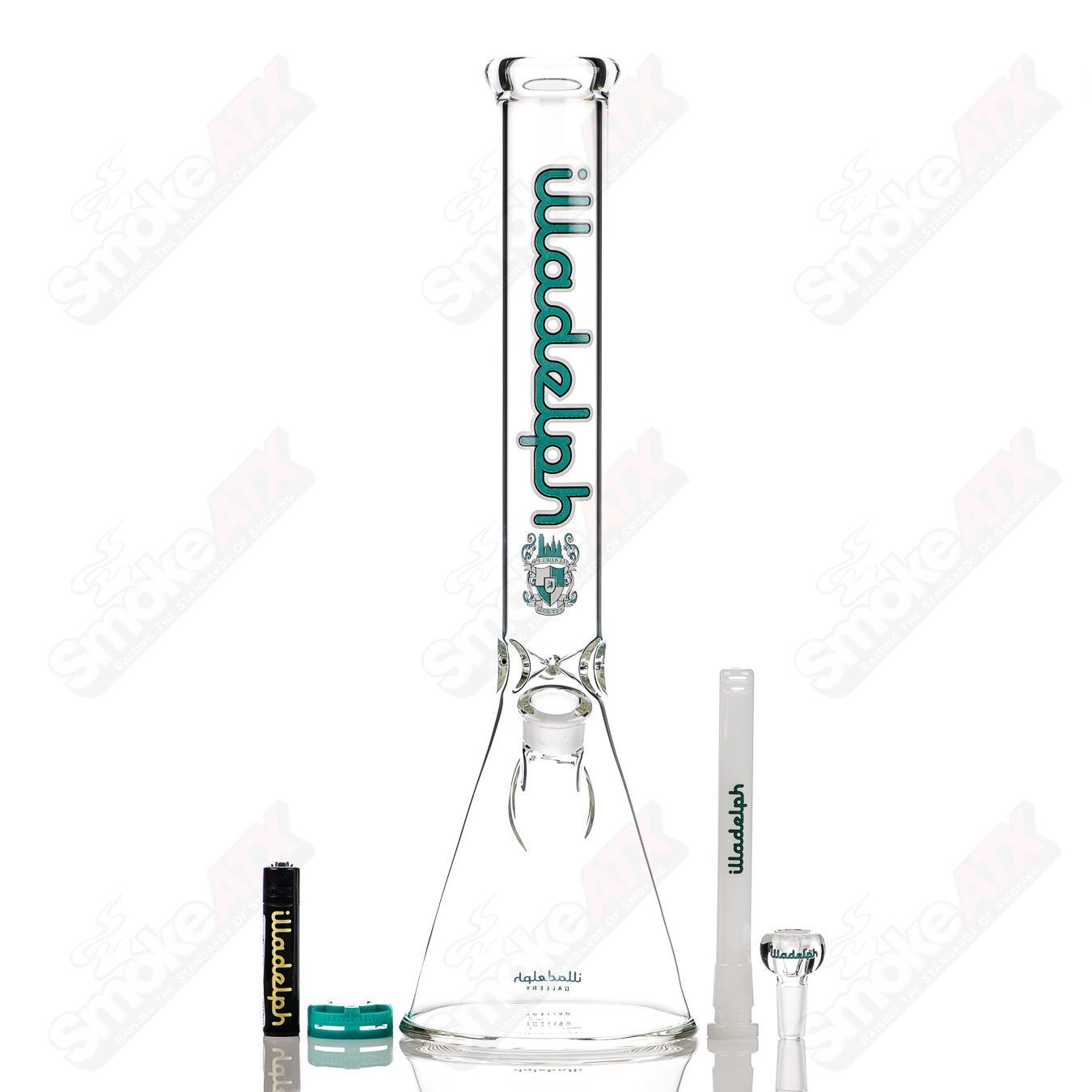 17" 5mm (Teal) Short Beaker Illadelph