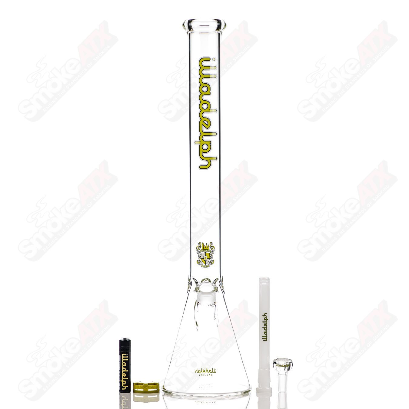21" 5mm (Lime) Tall Beaker Illadelph
