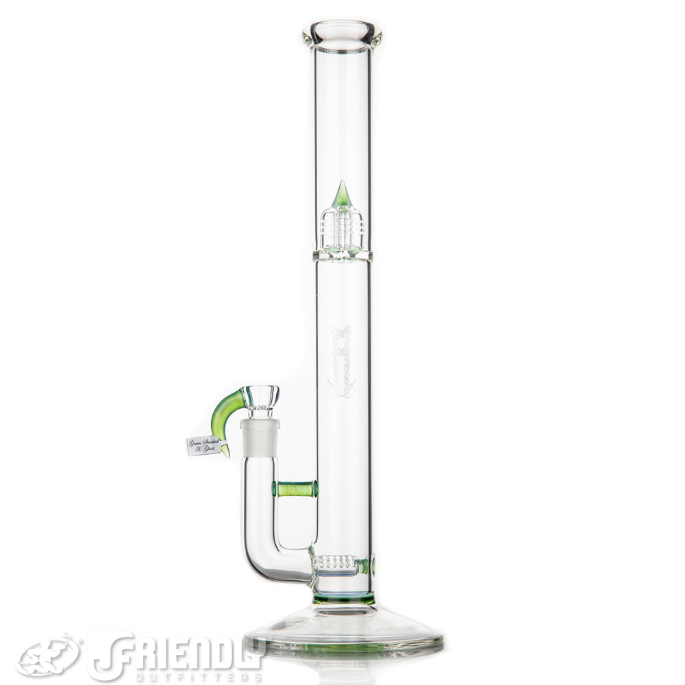 Sovereignty Glass 44mm 16mm Stemline to Inv. 4 w/Partial Green Stardust/Ghost Accents
