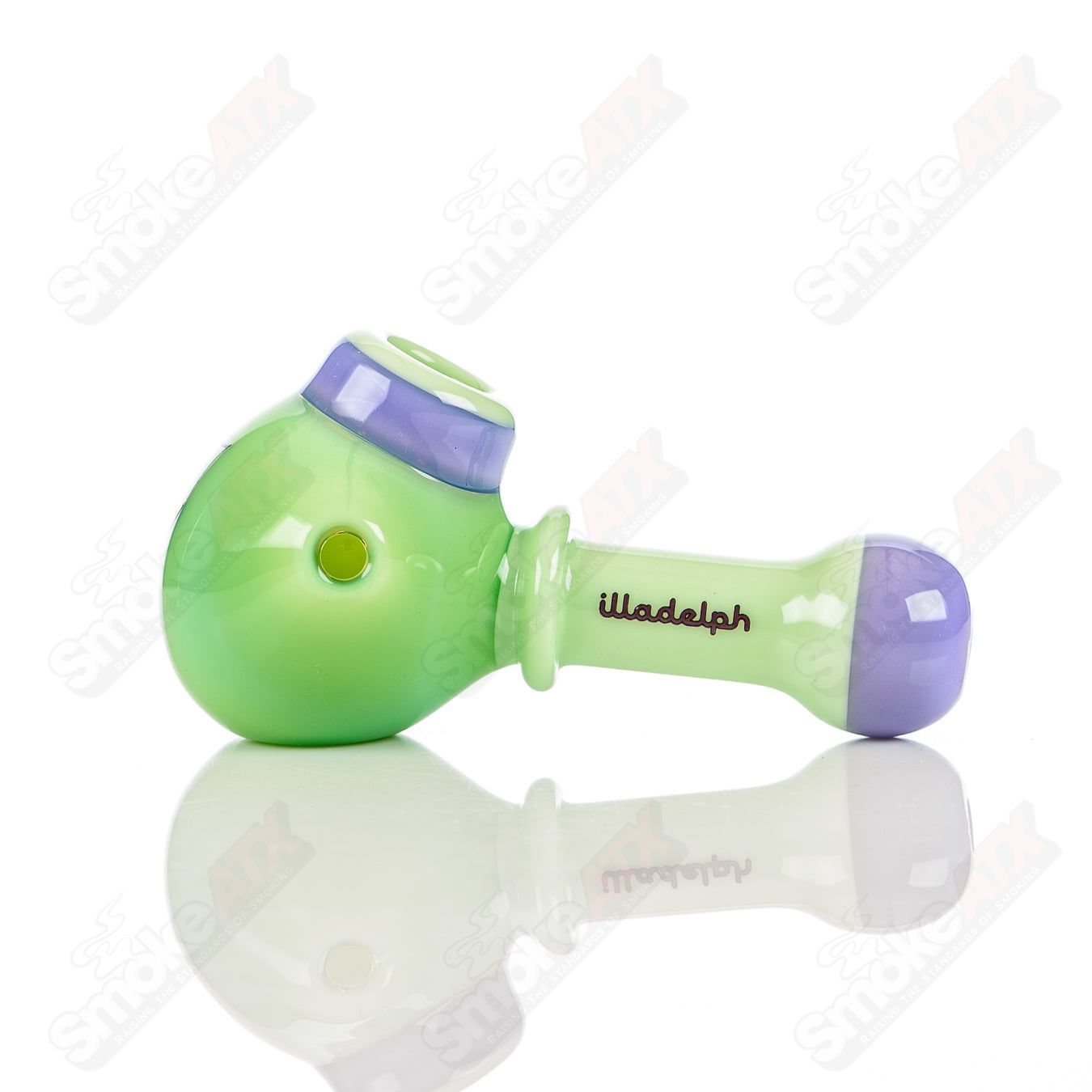 Multi Hole Spoon (Milky Green/Milky Purple) Illadelph