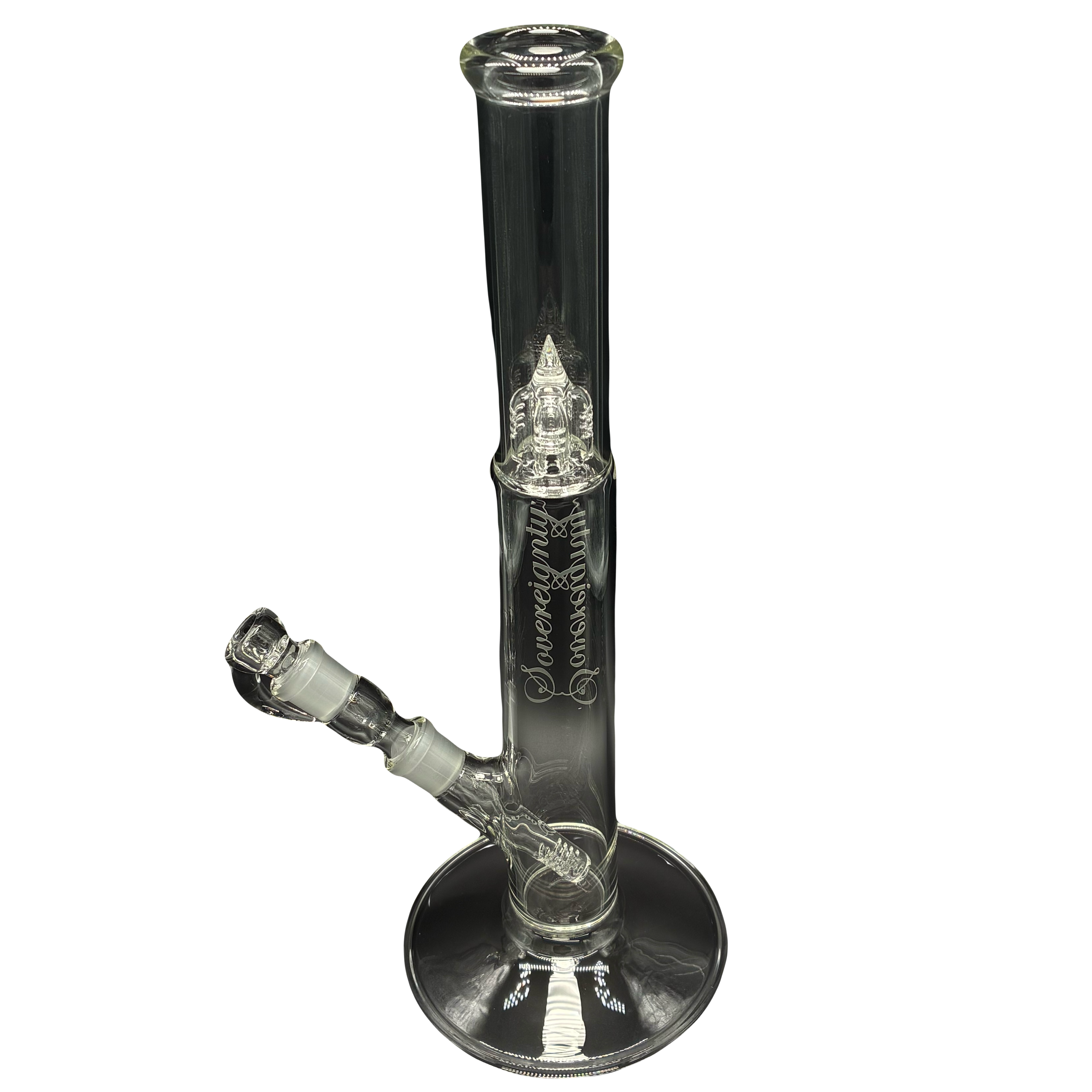 Sovereignty Glass - Bishop [Diffy Tube] w/ Removable 180 Gridded Down Stem