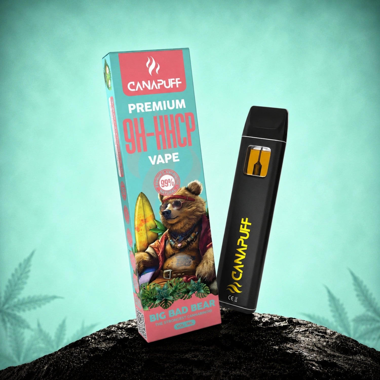 9H-HHCP Vape Big Bad Bear 99% 1ml