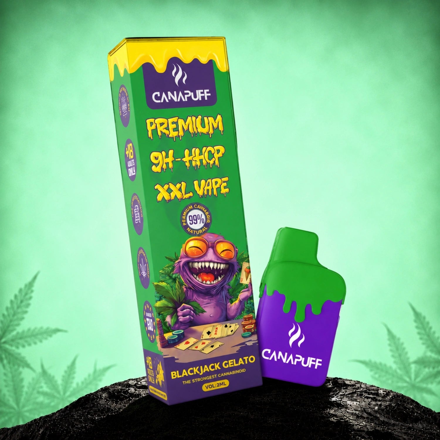 9H-HHCP XXL Vape Blackjack Gelato 99% 2ml