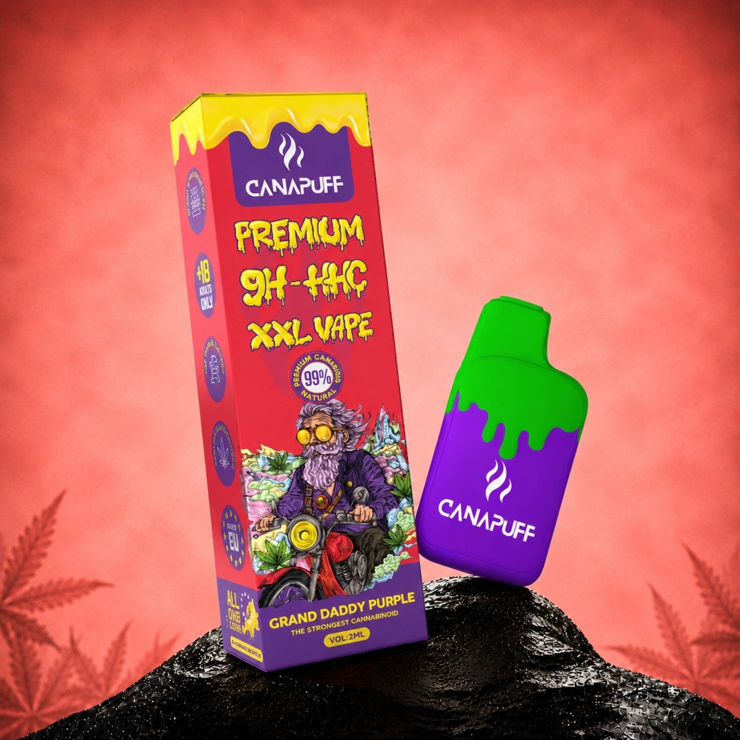 9H-HHC XXL Vape Grand Daddy Purple 99% 2ml