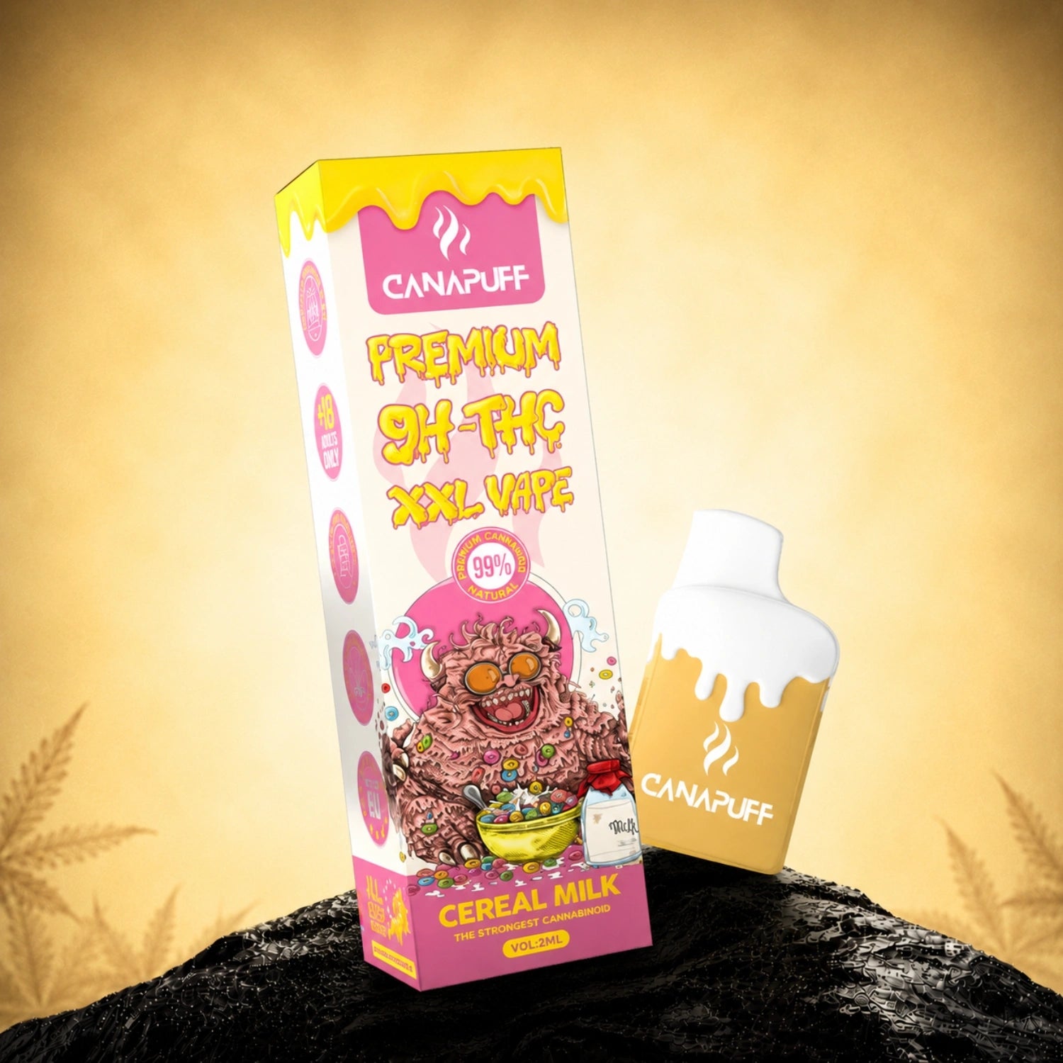 9H-THC XXL Vape Cereal Milk 99% 2ml