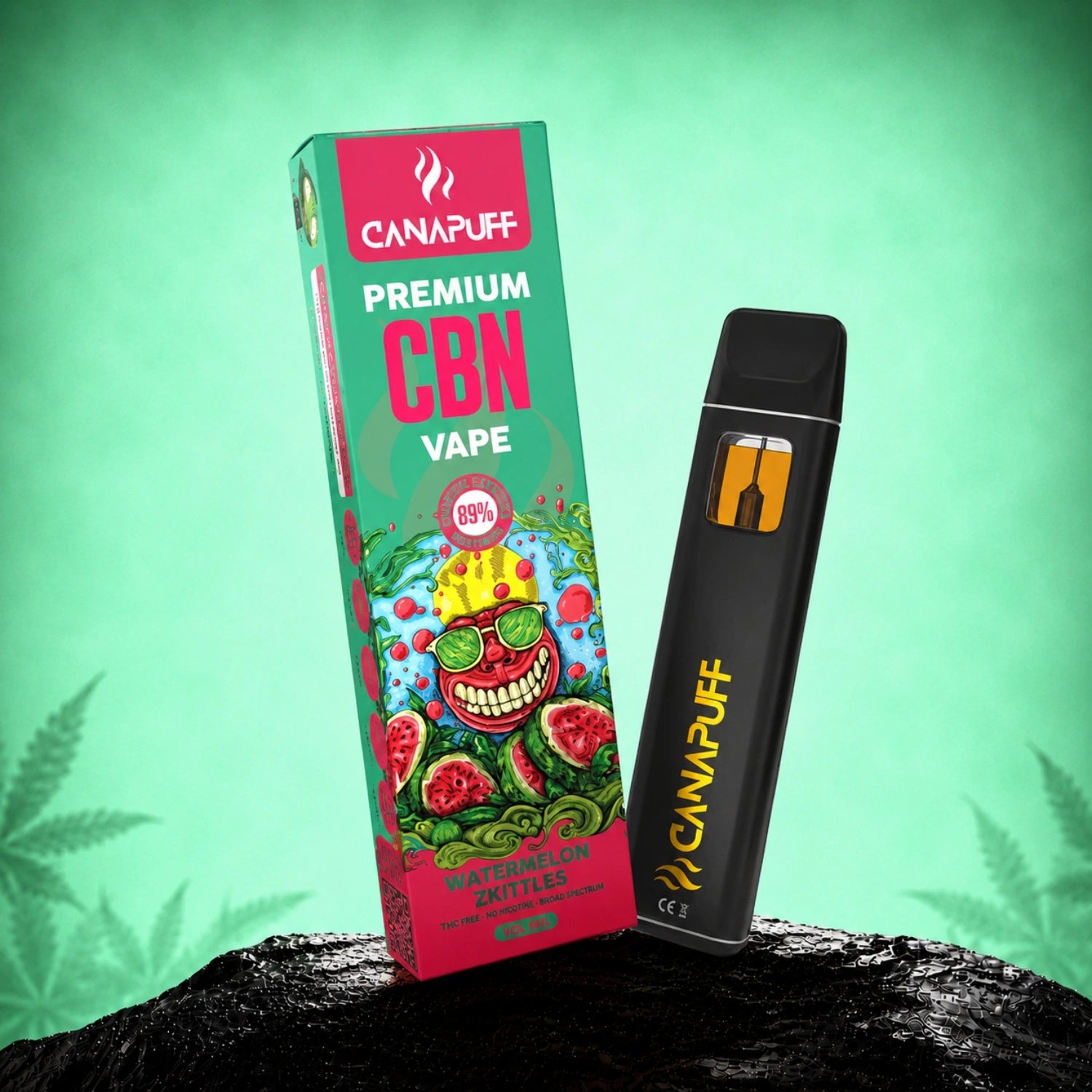 CBN Vape Watermelon Zkittles 89% 1ml