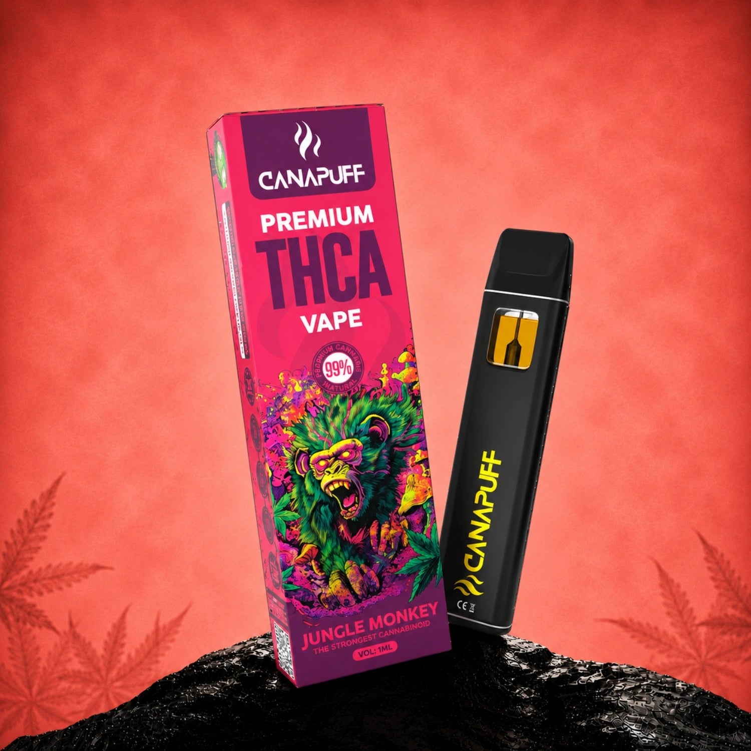 THCA Vape Jungle Monkey 99% 1ml
