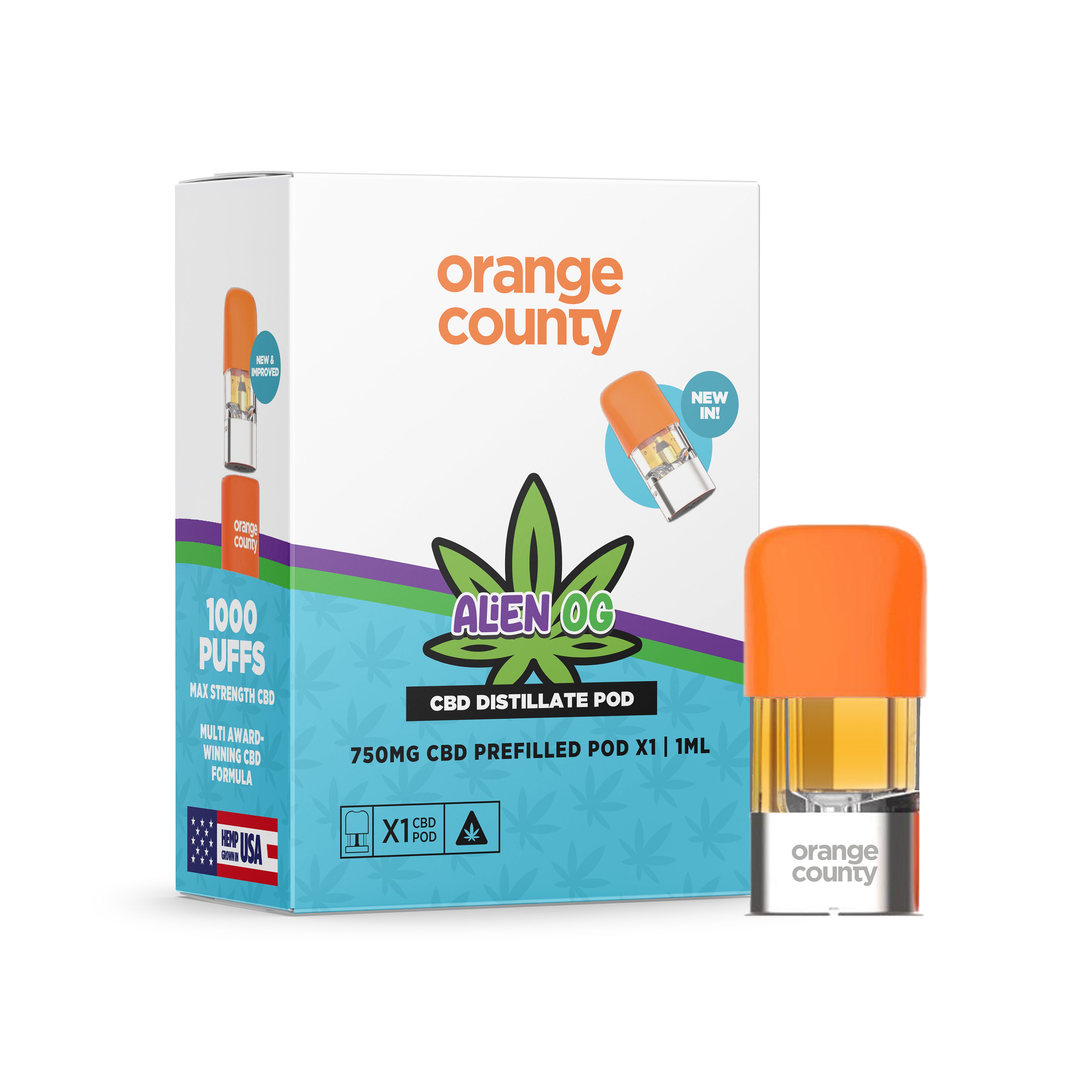 Alien OG 1ml Replacement Pod - (750mg)