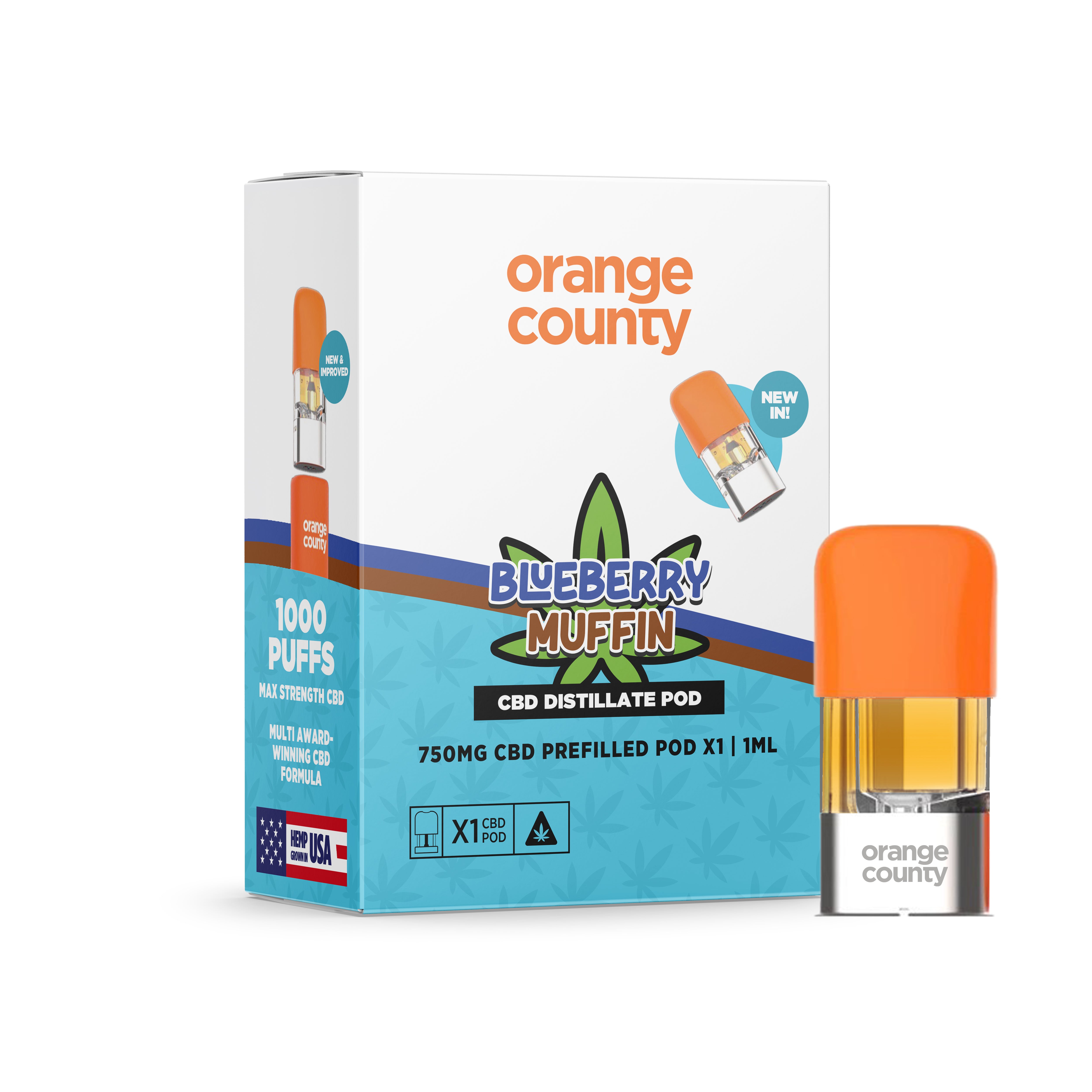 Blueberry Muffin OG 1ml Replacement Pod - (750mg)