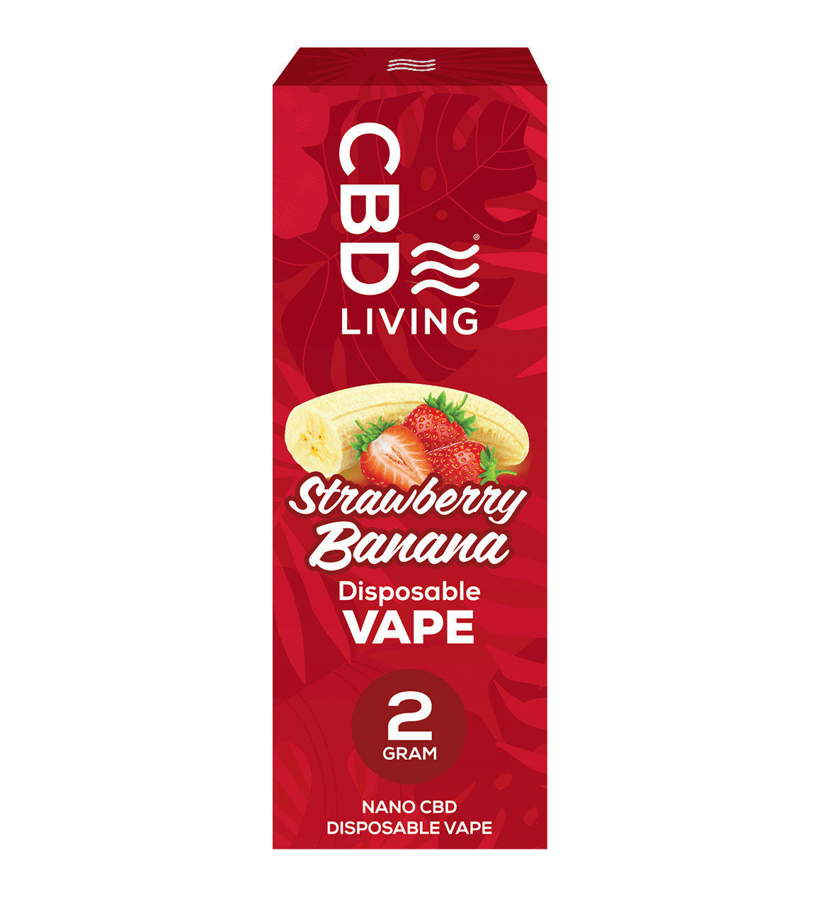 CBD Vape Disposable Strawberry Banana 2 Gram
