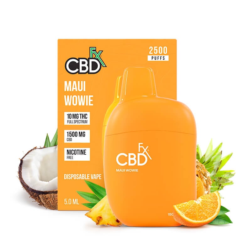 Maui Wowie THC Vape Pen 1500mg CBD + 10mg THC