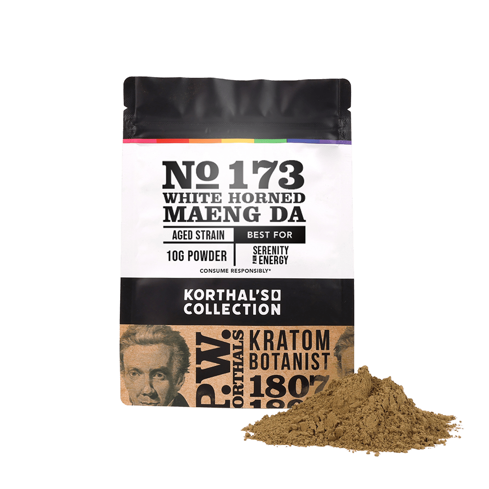 No 173 White Horned Maeng Da Kratom Powder