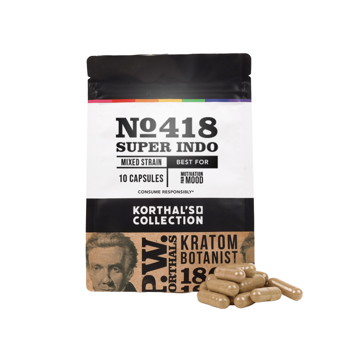 No 418 Super Indo Kratom Capsules